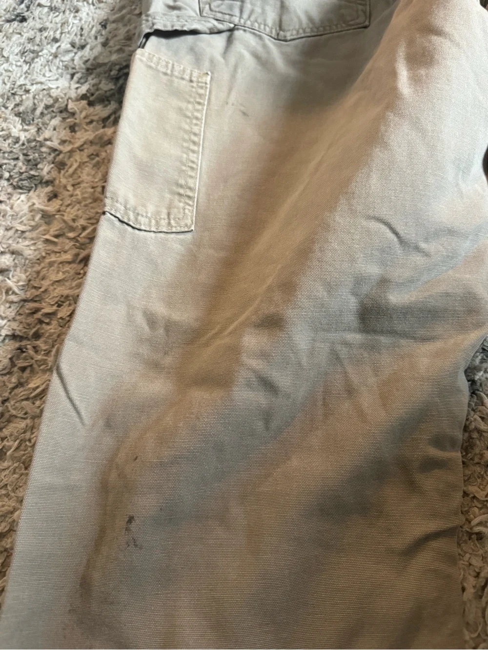 2 pairs of vintage Carhartt Men's Tan Work pants